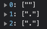 The payload, which is now only a dot or empty. No more classes or id parameters.